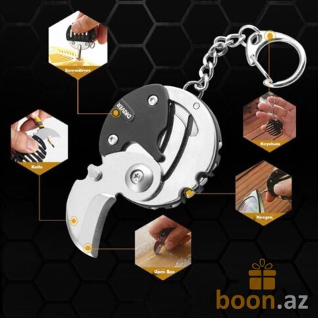 Брелок мультитул с ножом и отвертками